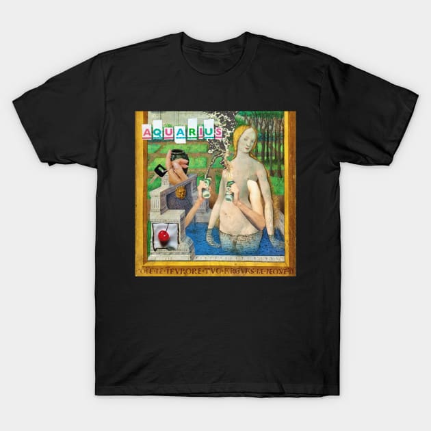 AQUARIUS collage T-Shirt by sadnettles